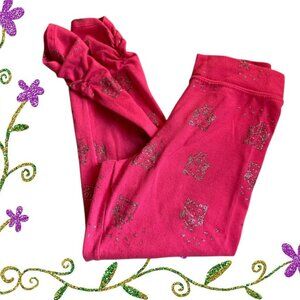 365 Kids Girl's Glitter Sequin Owl Leggings